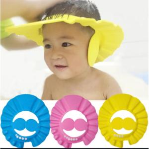 EAR FLAPS SOFT BABY SHOWER CAPS