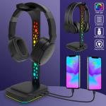RGB HEADPHONE STAND Z8 WITH USB HUB & AMBIENT LIGHTING