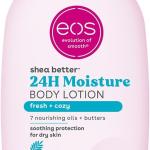 EOS SHEA BETTER BODY LOTION- FRESH & COZY| 24-Hour Moisture Skin Care, Lightweight & Non-Greasy, 16 fl oz