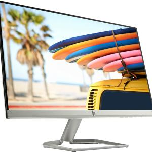 HP 24FW WITH AUDIO 23.8-INCH ULTRASLIM FULL HD IPS MONITOR – HDMI, VGA, BUILT-IN SPEAKERS