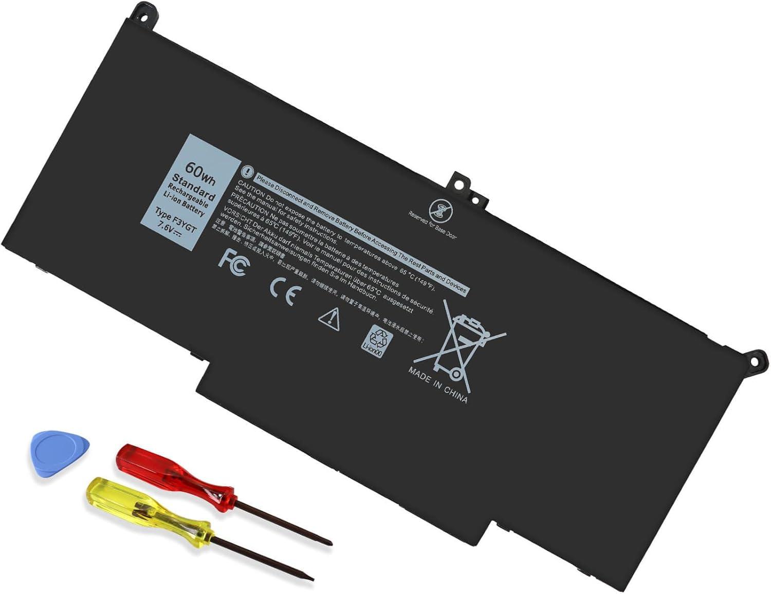 DELL LATITUDE 7480 7490 7280 REPLACEMENT 60WH BATTERY — GENUINE FIT