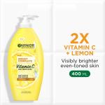 GARNIER BRIGHT COMPLETE VITAMIN C BODY LOTION with Lemon Extract 400ml