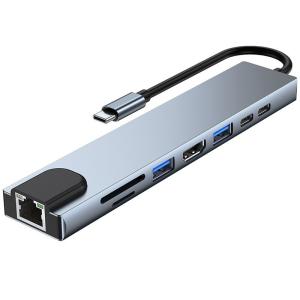 USB C HUB, 8 IN 1 USB C TO HDMI MULTIPORT ADAPTER