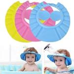 EAR FLAPS SOFT BABY SHOWER CAPS