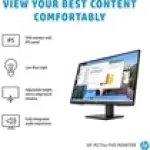 HP 27H G4 27" IPS FHD 60HZ MONITOR 5MS HEIGHT/TILT, VGA, HDMI & DISPLAYPORT