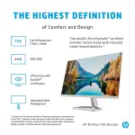 HP 24FW WITH AUDIO 23.8-INCH ULTRASLIM FULL HD IPS MONITOR – HDMI, VGA, BUILT-IN SPEAKERS