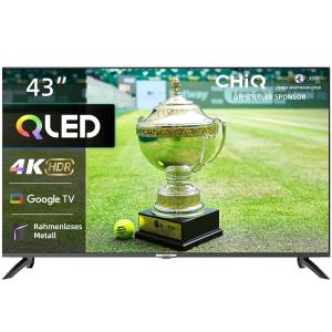 CHIQ U43QM8E 43" QLED 4K GOOGLE TV | DOLBY AUDIO, DBX-TV, CHROMECAST