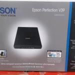 EPSON PERFECTION V39 II COLOR IMAGE SCANNER — 4800 DPI USB POWERED