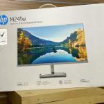 HP 24FW WITH AUDIO 23.8-INCH ULTRASLIM FULL HD IPS MONITOR – HDMI, VGA, BUILT-IN SPEAKERS