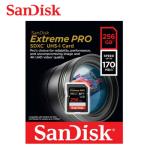 SANDISK EXTREME PRO 256GB SDXC UHS-I (170 MB/S, C10/U3/V30) – 4K