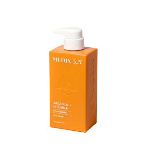 MEDIX 5.5 BODY CREAM LOTION ARGAN OIL + VITAMIN E 15OZ (444ML )