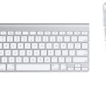 APPLE WIRELESS KEYBOARD A1314– BLUETOOTH, ALUMINUM, 2×AA BATTERY POWERED| SILVER