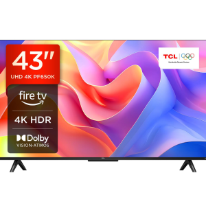 TCL 43PF650K 43" 4K FIRE TV | DOLBY VISION/ATMOS, HDR10, ALEXA