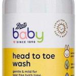 BOOTS BABY HEAD TO TOE BODY WASH 500ML