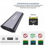 KINGDATA M.2 NVME ENCLOSURE TOOL-FREE 10GBPS M2 SSD ENCLOSURE USB-C TO USB 3.1 ORIGINAL