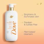 DOVE EXFOLIATING BODY WASH GLOW RECHARGE with 3% Vitamin C Brightening Serum