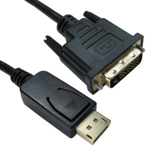 HIGH-QUALITY GOLD PLATED DISPLAYPORT TO DVI MALE TO MALE