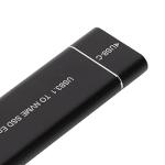 M.2 NVME TO USB 3.1 TYPE-C GEN2 10GBPS ENCLOSURE PCI-E SSD EXTERNAL DRIVE BOX M-KEY SSD TO USB-C ADAPTER.