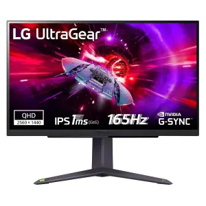 LG 27GR75Q-B 27” ULTRAGEAR™ QHD GAMING MONITOR WITH 165HZ REFRESH RATE