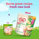 COW & GATE FRUITY WHOLEGRAIN PORRIDGE/BABY FOOD 6MONTHS+