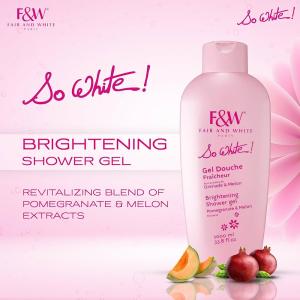 FAIR AND WHITE|SO WHITE REFRESHING SHOWER GEL With Pomegranate And Melon Extracts