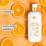 DOVE EXFOLIATING BODY WASH GLOW RECHARGE with 3% Vitamin C Brightening Serum