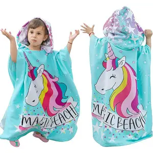 CARTOON HOODED KIDS TOWEL