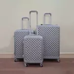 3PCS SET PLASTIC TRAVEL SUIT CASES