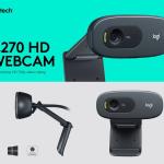 LOGITECH C270 – 720P HD WEBCAM WITH NOISE-REDUCING MIC