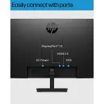 HP 27H G4 27" IPS FHD 60HZ MONITOR 5MS HEIGHT/TILT, VGA, HDMI & DISPLAYPORT
