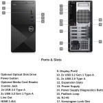 DELL VOSTRO 3910 MT CORE I7-12700, 16GB RAM, 512GB NVME SSD| 12TH GEN, WINDOWS 11 BUSINESS DESKTOP