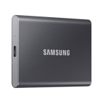 SAMSUNG METALIC GRAY EXTERNAL SSD DRIVE ENCLOSURE WITH TYPE-C