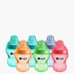 TOMMEE TIPPEE ASSORTED 6-PIECE FEEDING BOTTLE SET - 260 ML