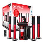 SONAC TG-Q5A 5.1 HOME SPEAKER SYSTEM – BLUETOOTH, USB/SD/FM, REMOTE (BLACK)