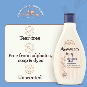 AVEENO BABY SOOTHING RELIEF EMOLLIENT WASH