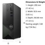 DELL VOSTRO 3710 S - INTEL CORE I3 12TH GEN | 8 GB DDR4 | 512 GB SSD, 22INCH MONITOR