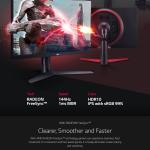 LG 27GL650F B 27 ULTRAGEAR FULL HD IPS GAMING MONITOR