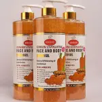 SKIN SECRET TURMERIC EXFOLIATING SHOWER GEL | Brightening Face & Body Cleanser
