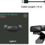 LOGITECH C920 – FULL HD 1080P WEBCAM WITH STEREO MICS