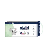 AIWIBI BABY DIAPERS 5 12-17KG( 40PCS PACK)