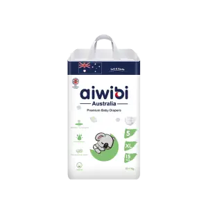 AIWIBI BABY DIAPERS 5 12-17KG( 40PCS PACK)